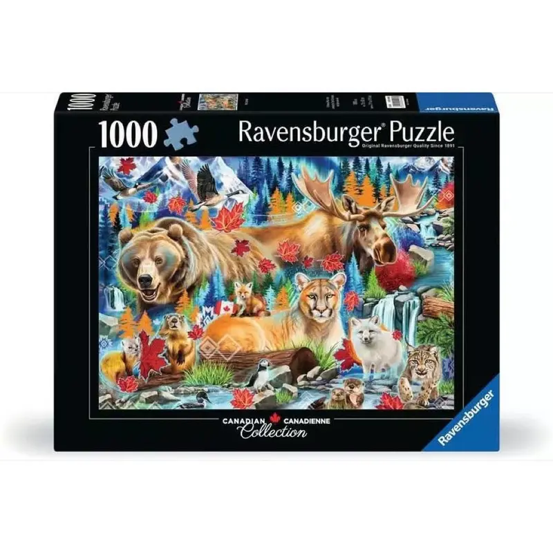 Ravensburger 01448-5 Wild Canada 1000Pc Jigsaw Puzzle 1