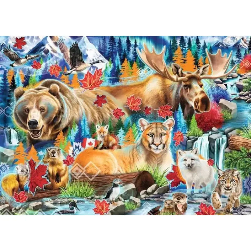 Ravensburger 01448-5 Wild Canada 1000Pc Jigsaw Puzzle 2