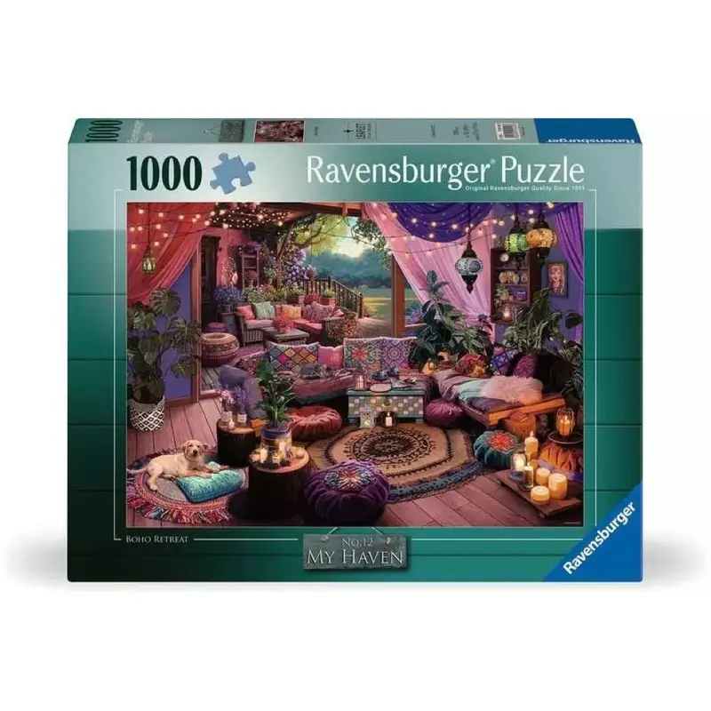 Ravensburger 01455-3 My Haven No 12 Boho Retreat Puzzle 1000Pc Jigsaw Puzzle 1