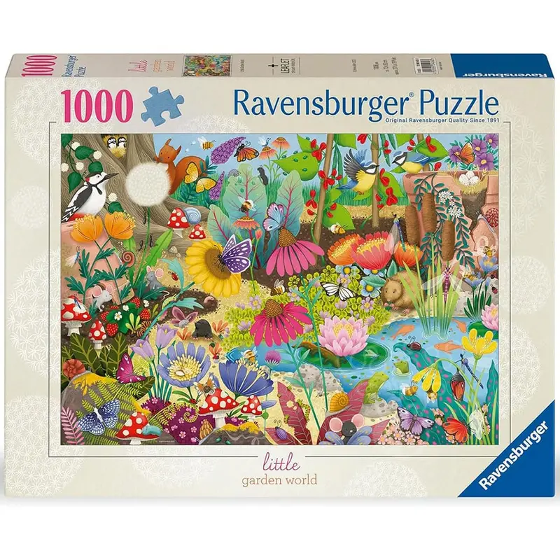 Ravensburger 01456-0 Little Garden World Puzzle 1000Pc Jigsaw Puzzle 1