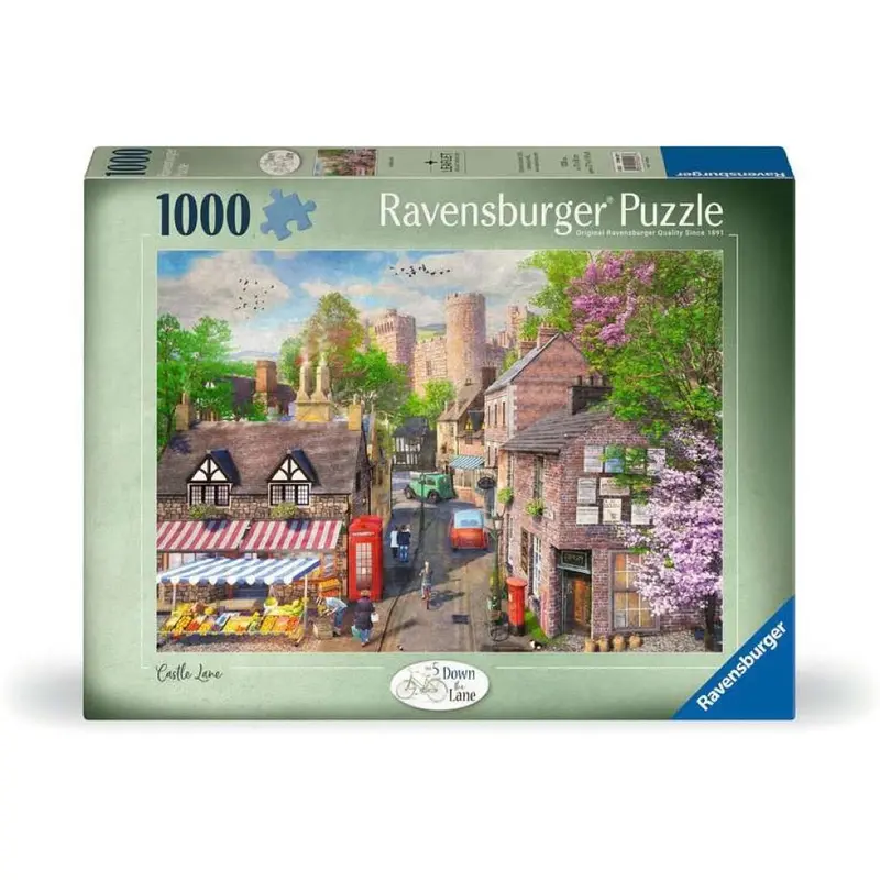 Ravensburger 01457-7 Down The Lane No5 Castle Lane Puzzle 1000Pc Jigsaw Puzzle 1