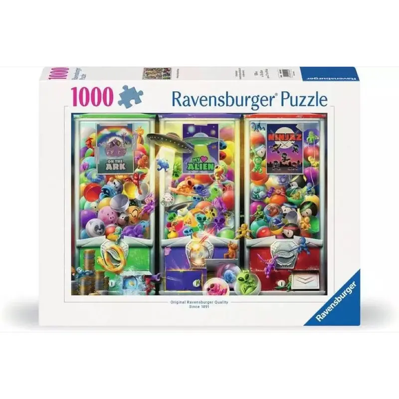 Ravensburger 01482-9 Animals Aliens And Ninjas 1000Pc Jigsaw Puzzle 1