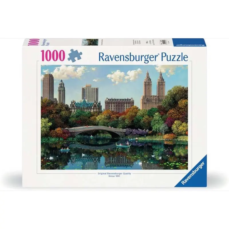 Ravensburger 01485-0 Ny Central Park Bow Bridge 1000Pc Jigsaw Puzzle 1