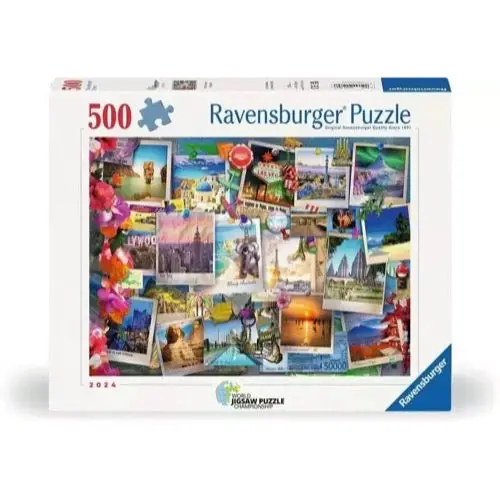 Ravensburger 01489-8 World Travel Pinboard Puzzle 500Pc Jigsaw Puzzle 1