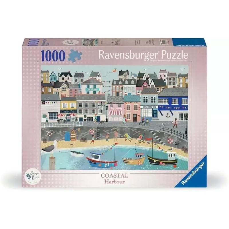 Ravensburger 01524-6 Coastal Harbour 1000Pc Jigsaw Puzzle 1