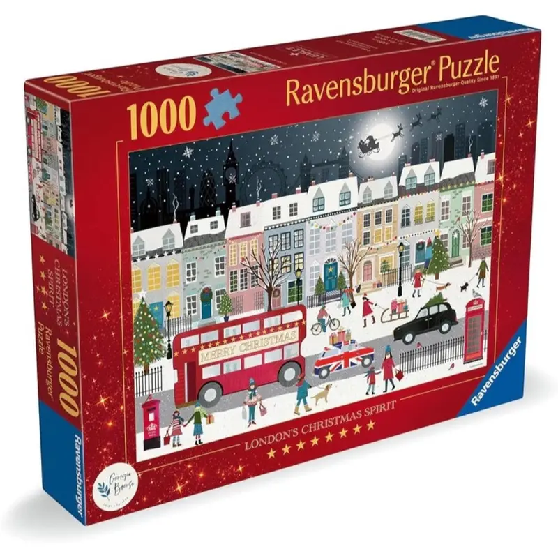 Ravensburger 01584-0 London's Christmas Spirit 1000Pc Jigsaw Puzzle 1