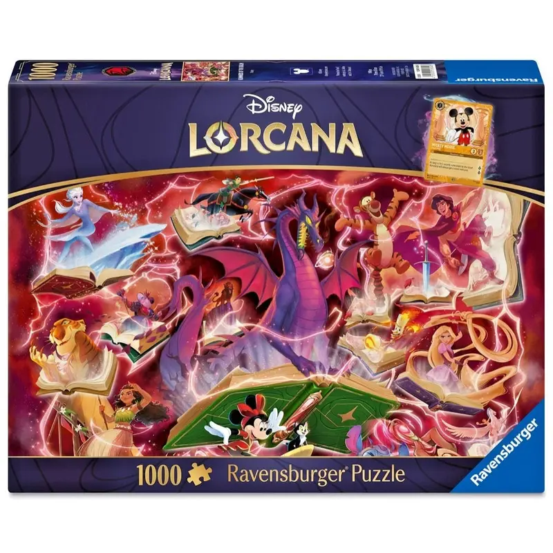 Ravensburger 01624-3 Disney Lorcana Ruby 1000Pc Jigsaw Puzzle 1