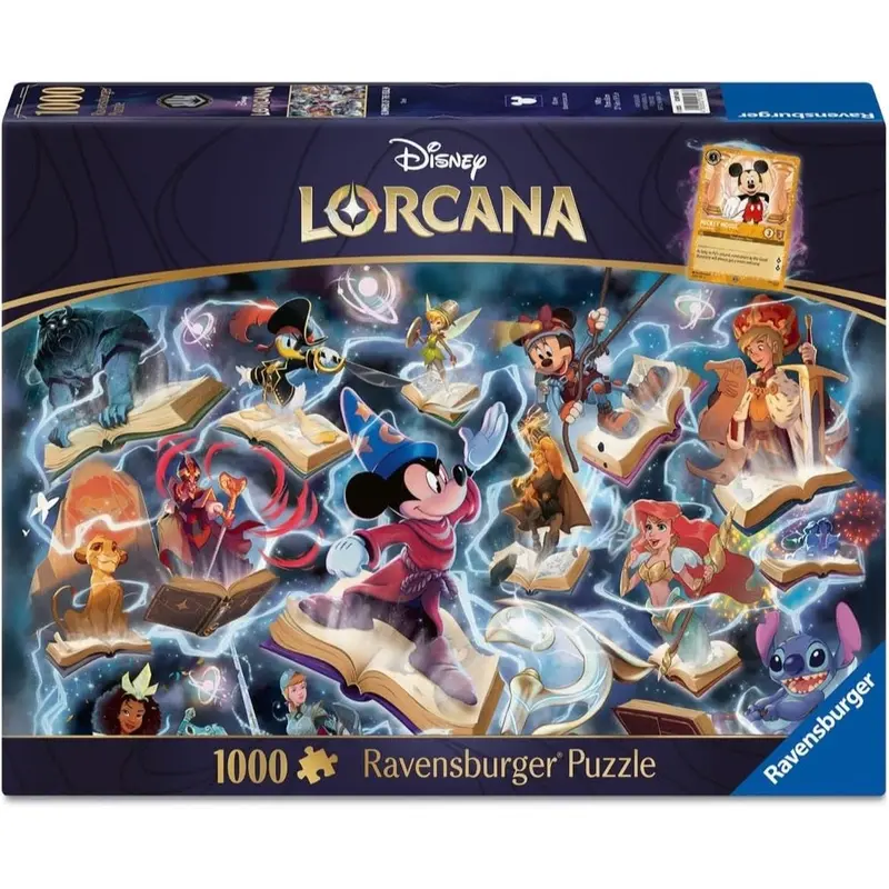 Ravensburger 01626-7 Disney Lorcana Steel 1000Pc Jigsaw Puzzle 1