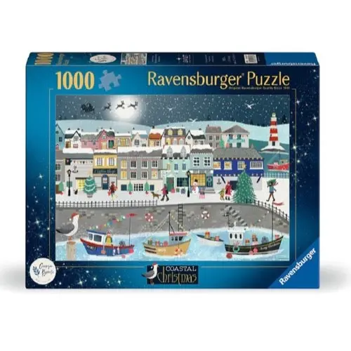 Ravensburger 01628-1 Coastal Christmas 1000Pc Jigsaw Puzzle 1