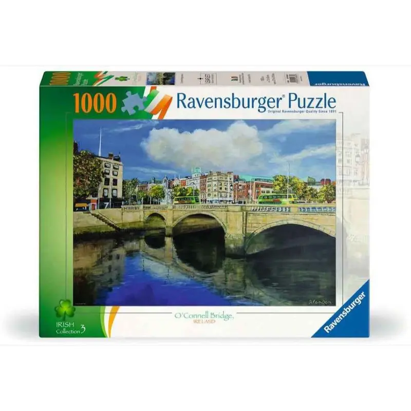 Ravensburger 01683-0 O'connell Bridge Dublin 1000Pc Jigsaw Puzzle 1