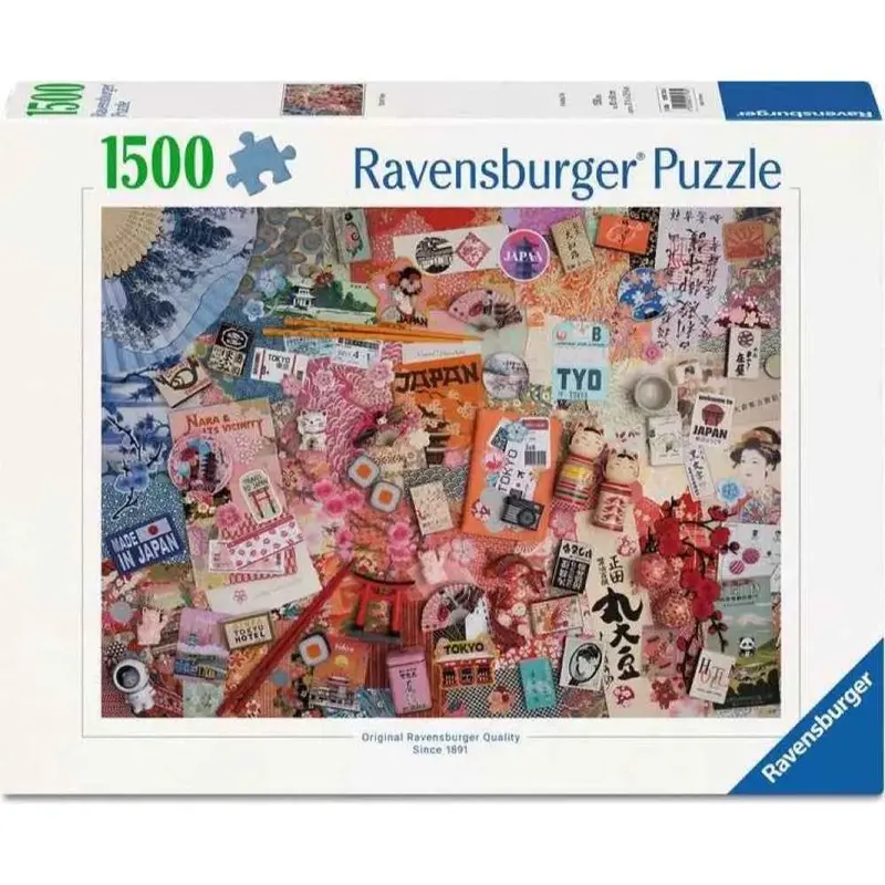 Ravensburger 01703-5 Trip To Tokyo 1500Pc Jigsaw Puzzle 1