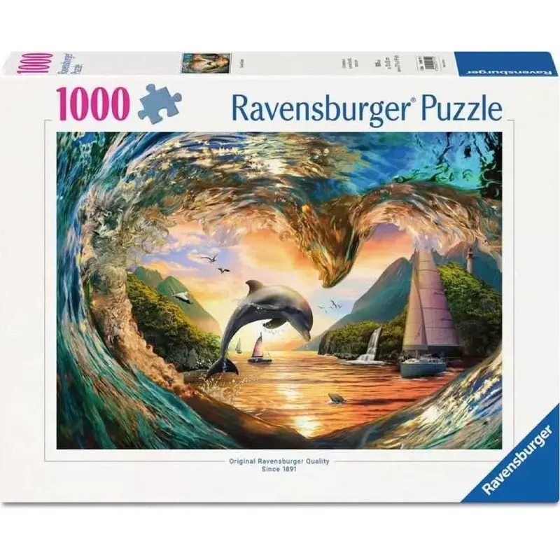 Ravensburger 01711-0 Sunset Splash 1000Pc Jigsaw Puzzle 1