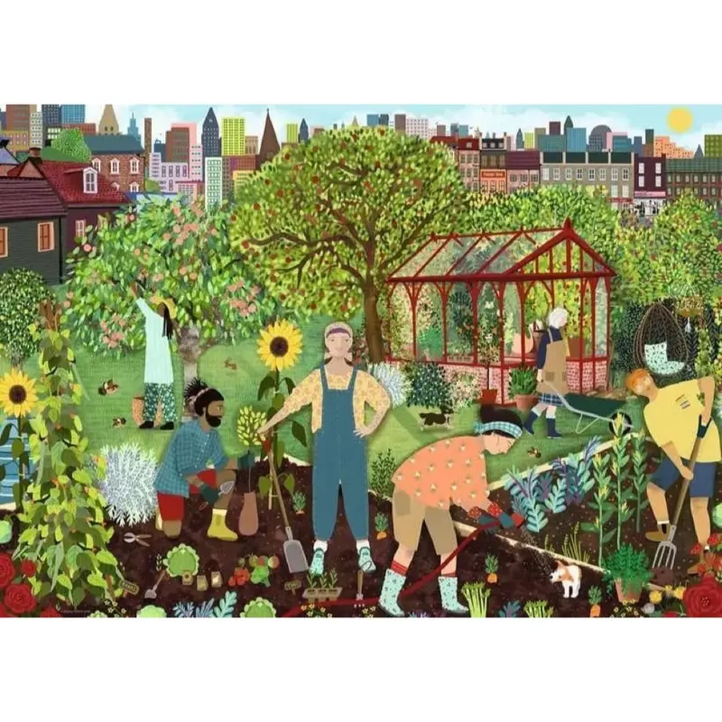 Ravensburger 01714-1 The Allotment 1000Pc Jigsaw Puzzle 2