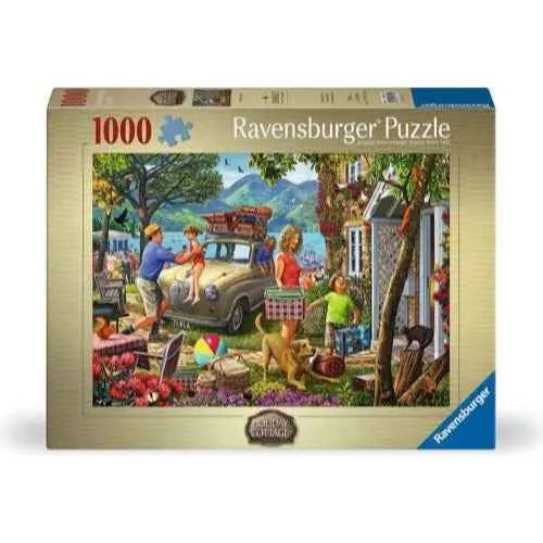 Ravensburger 01721-9 Holiday Cottage 1000Pc Jigsaw Puzzle 1