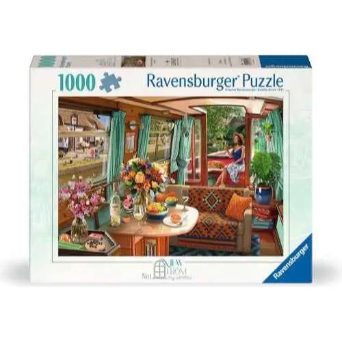 Ravensburger 01723-3 View From My Window No 1 Canal Boat 1000Pc Jigsaw Puzzle 1