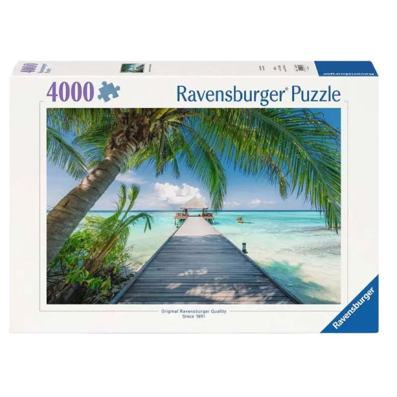 Ravensburger 01737-0 Dream Beach In The Maldives 4000Pc Jigsaw Puzzle 1