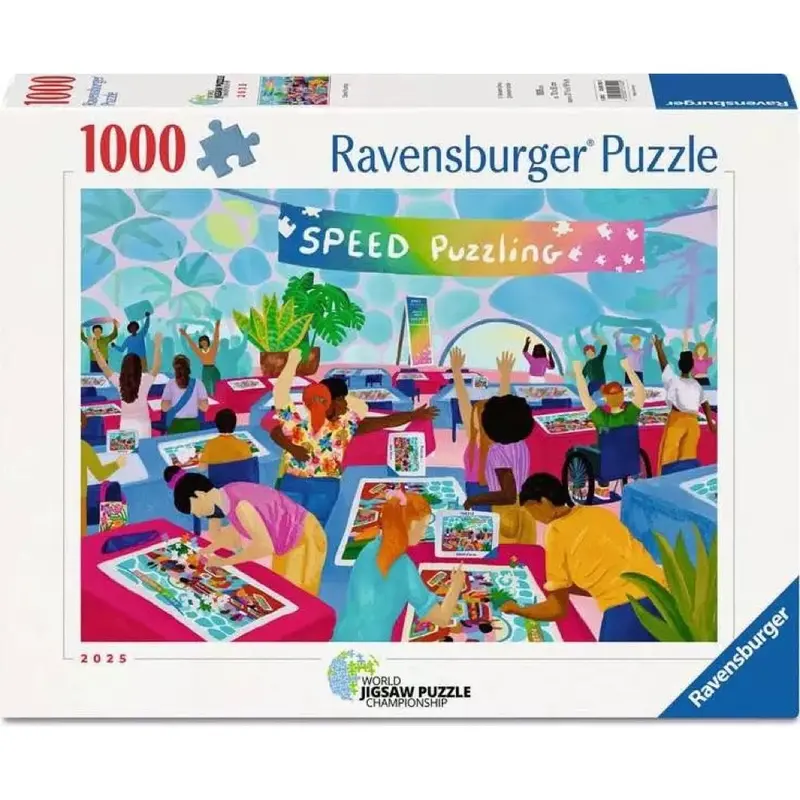 Ravensburger 01740-0 Wjpc'25 Speed Puzzling 1000Pc Jigsaw Puzzle 1