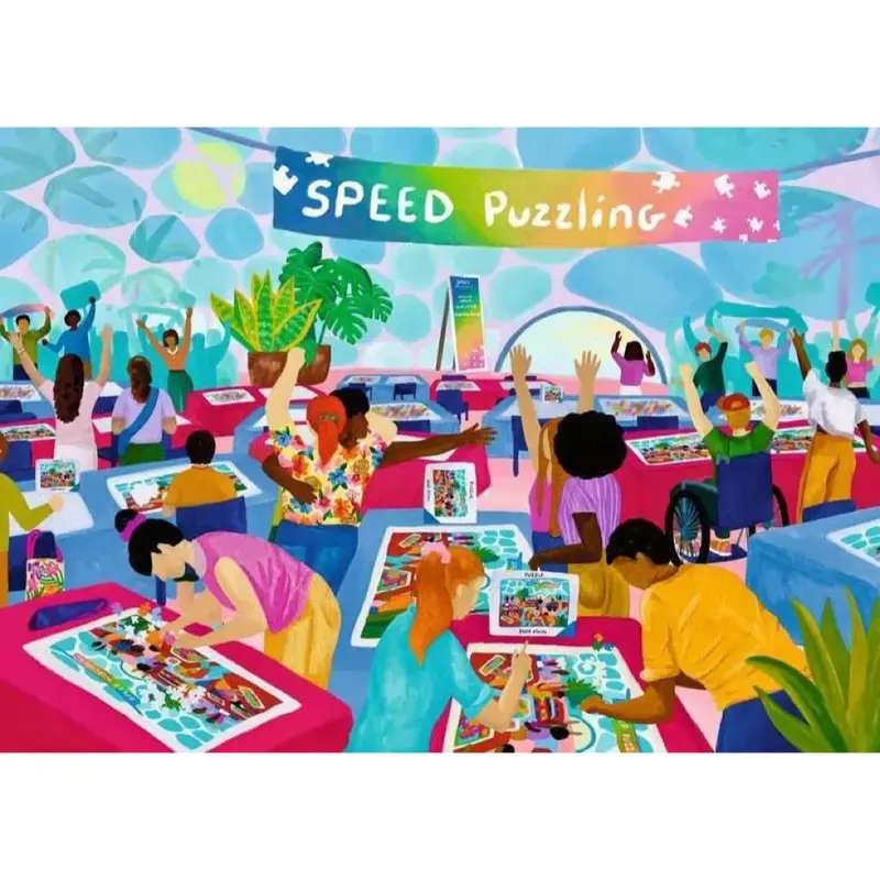 Ravensburger 01740-0 Wjpc'25 Speed Puzzling 1000Pc Jigsaw Puzzle 2