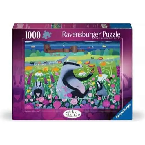 Ravensburger 01753-0 Meadow Mischief 1000Pc Jigsaw Puzzle 1