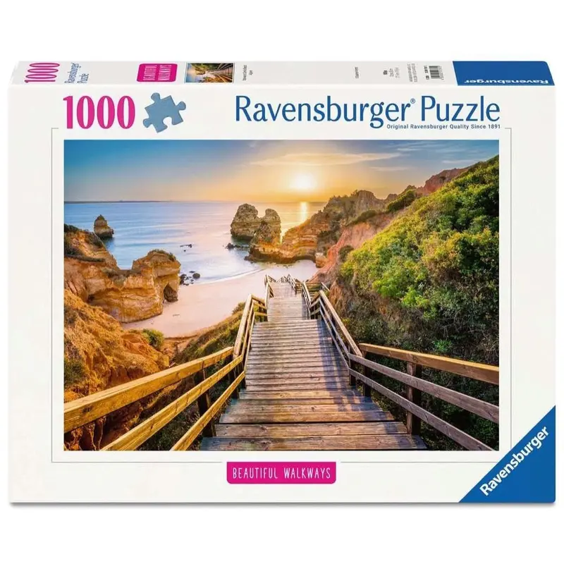 Ravensburger 01761-5 Stairway To Camilo Beach Algarve 1000Pc Jigsaw Puzzle 1