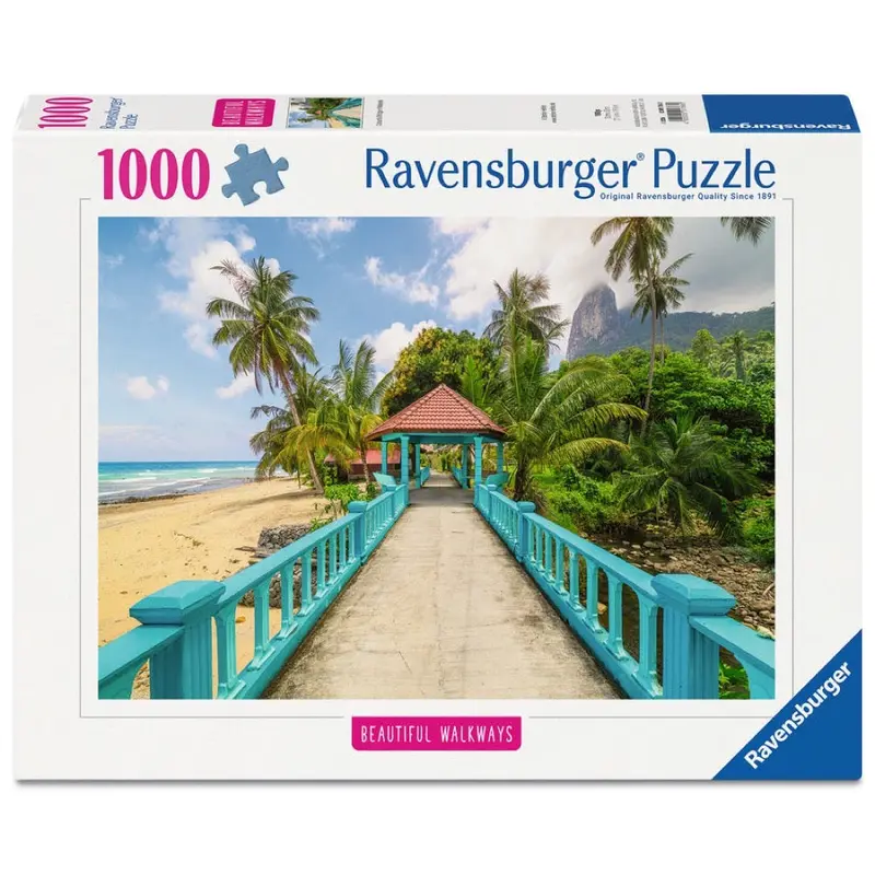 Ravensburger 01766-0 Colorful Bridge In Malaysia 1000Pc Jigsaw Puzzle 1