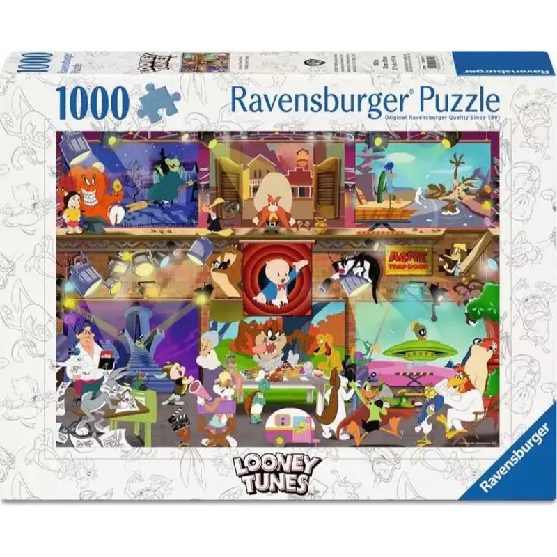Ravensburger 01811-7 Looney Tunes Studio 1000Pc Jigsaw Puzzle 1
