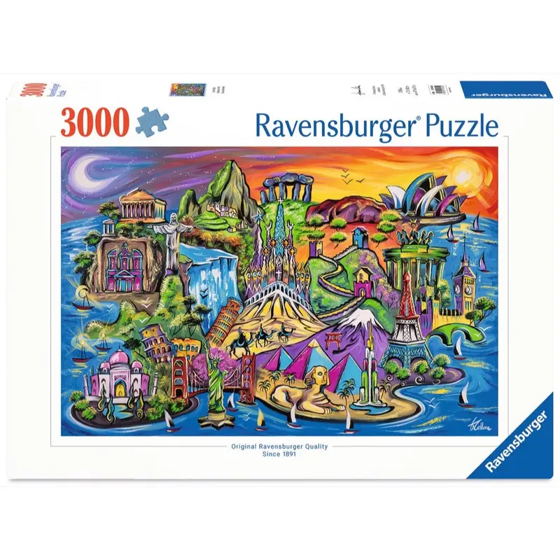 Ravensburger 01825-4 Isle Of Sights Puzzle 3000Pc Jigsaw Puzzle 1
