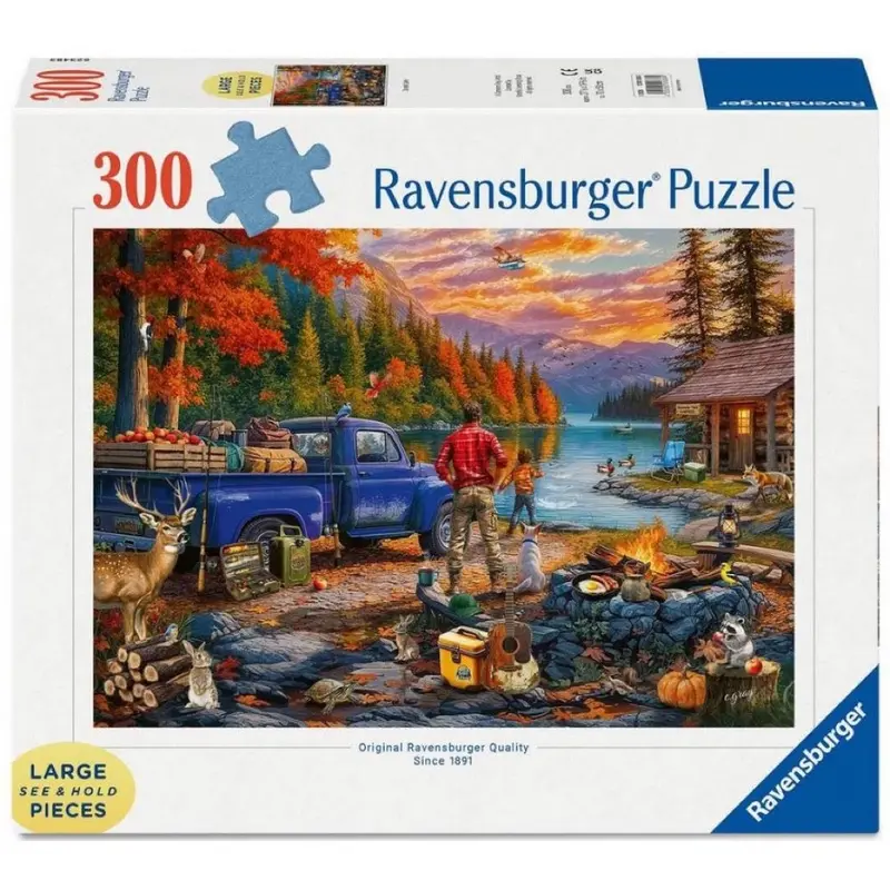 Ravensburger 01838-4 Sunset Lake 300Pc Jigsaw Puzzle 1
