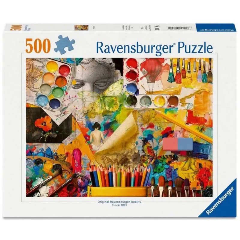 Ravensburger 01845-2 Art Studio 500Pc Jigsaw Puzzle 1
