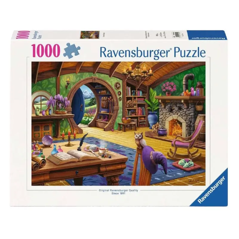 Ravensburger 01849-0 Charmed Cottage 1000Pc Jigsaw Puzzle 1