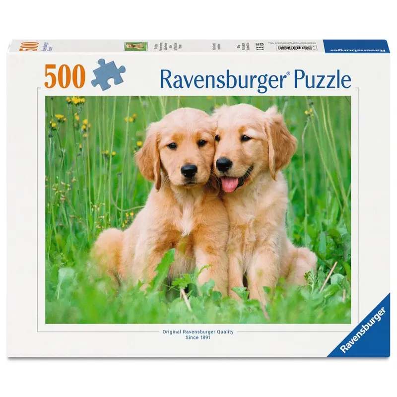 Ravensburger 01902-2 The Golden Retriever Brothers 500Pc Jigsaw Puzzle 1
