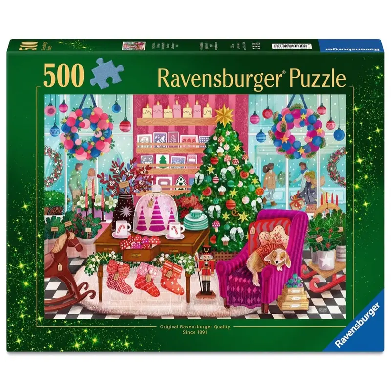 Ravensburger 01933-6 The Christmas Boutique 500Pc Jigsaw Puzzle 1