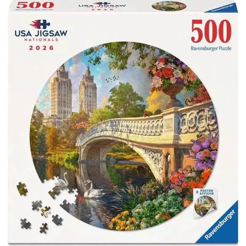 Ravensburger 01948-0 Bow Bridge Beauty 500Pc Jigsaw Puzzle 1