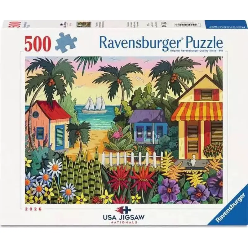 Ravensburger 01949-7 Tropical Vibes 500Pc Jigsaw Puzzle 1
