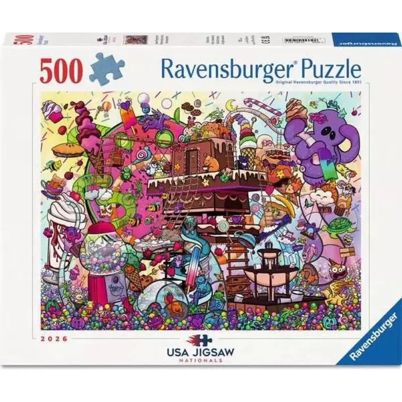 Ravensburger 01951-0 Sweet Playground 500Pc Jigsaw Puzzle 1