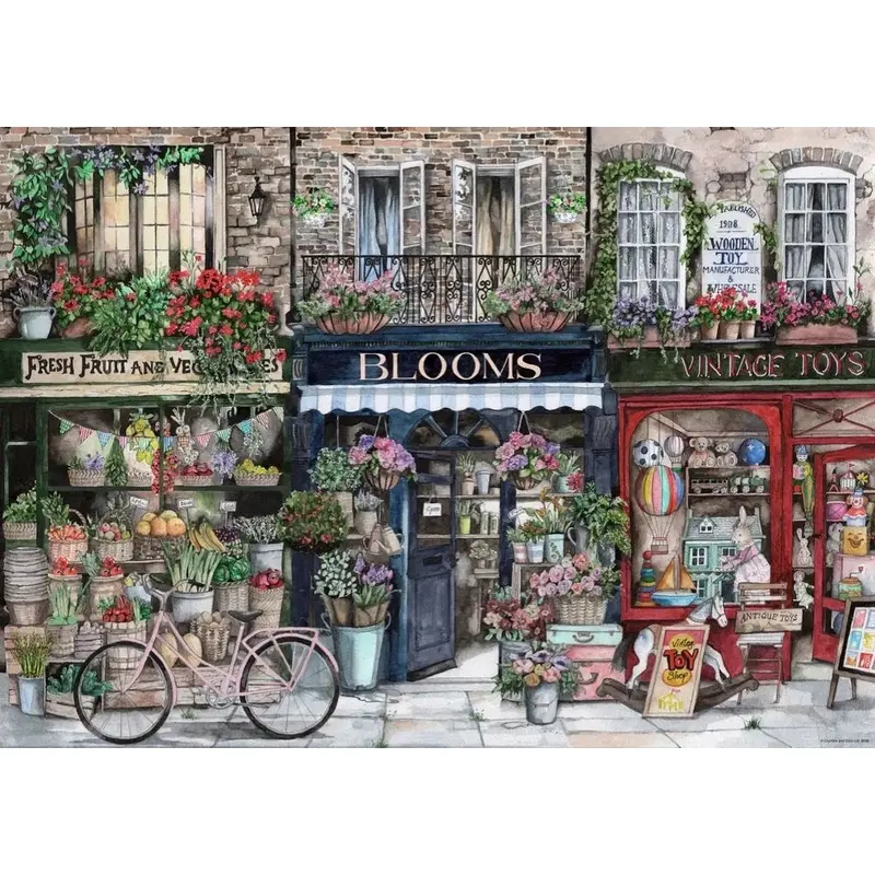 Ravensburger 01984-8 Busy High Street No 1 1000Pc Jigsaw Puzzle 2