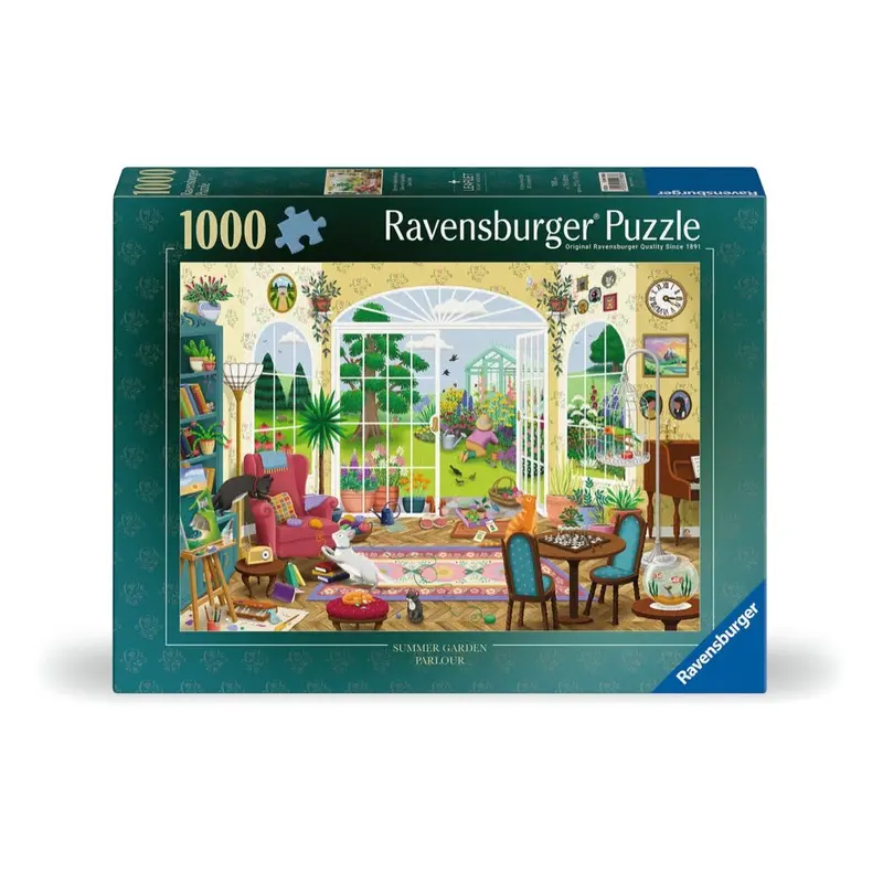 Ravensburger 01988-6 Summer Garden Parlour 1000Pc Jigsaw Puzzle 1