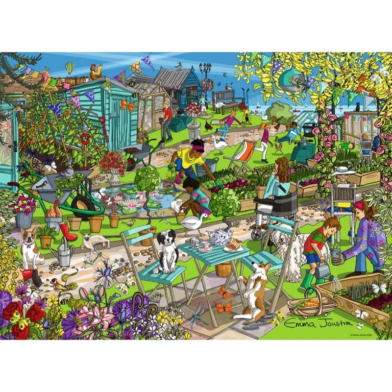 Ravensburger 01996-1 Seaside Allotment 500Pc Jigsaw Puzzle 2