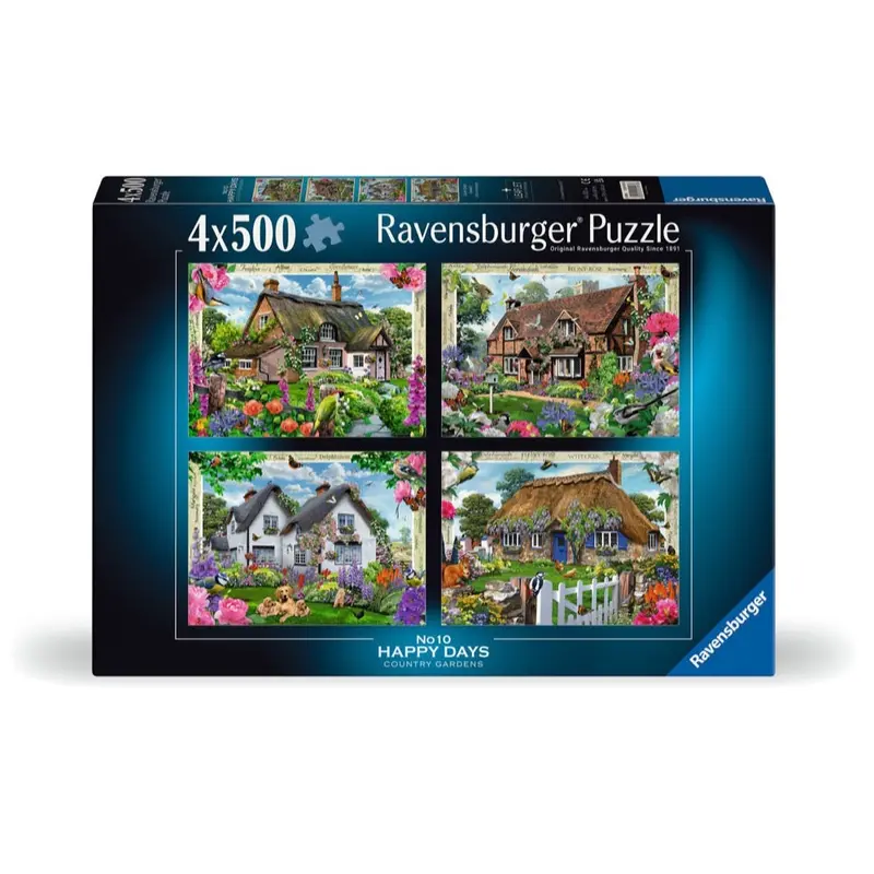 Ravensburger 01997-8 Cosy Cottage No 2 4X100pc Jigsaw Puzzle 1