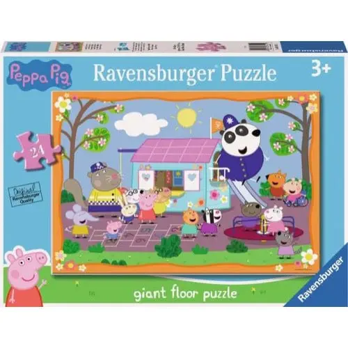 Ravensburger 03141-2 Peppa Pig Clubhouse Giant Floor 24Pc Jigsaw Puzzle 1