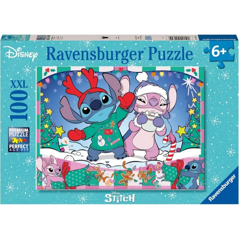 Ravensburger 04030-9 Disney Stitch Christmas 100Pc Jigsaw Puzzle 1