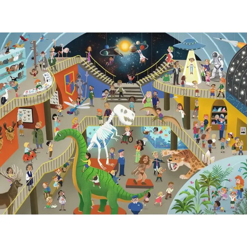 Ravensburger 04053-8 Museum Of Natural Science 200Pc Jigsaw Puzzle 2