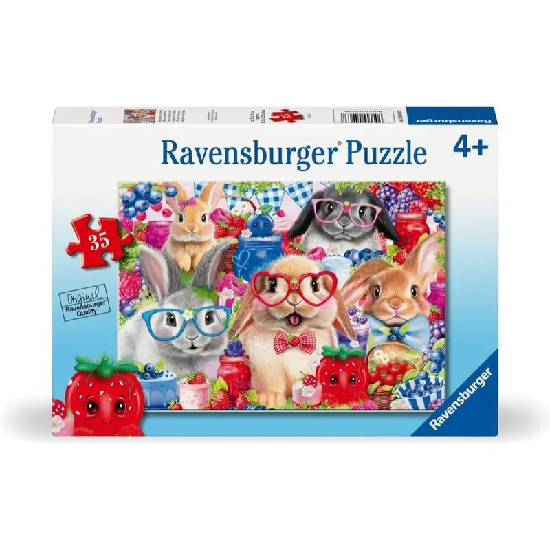 Ravensburger 04063-7 Bunnies And Berries 35Pc Jigsaw Puzzle 1
