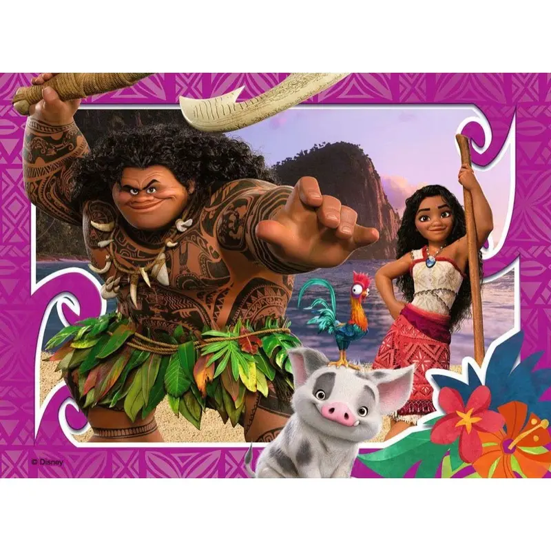 Ravensburger 04088-0 Disney Moana 4 In A Box 12, 16, 20 & 24Pc Jigsaw Puzzle 2