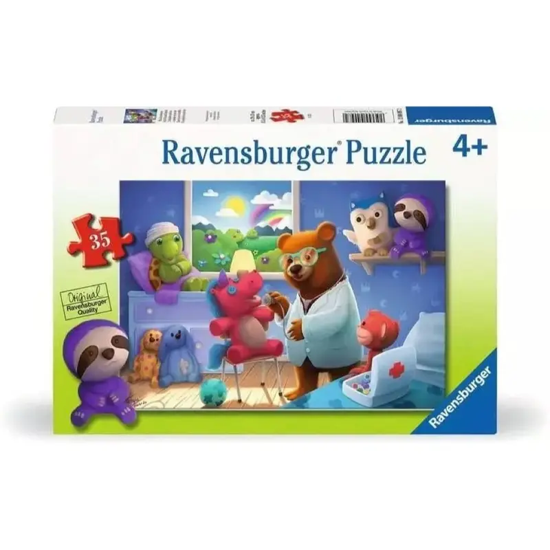 Ravensburger 04097-2 Stuffed Animal Hoapital 35Pc Jigsaw Puzzle 1