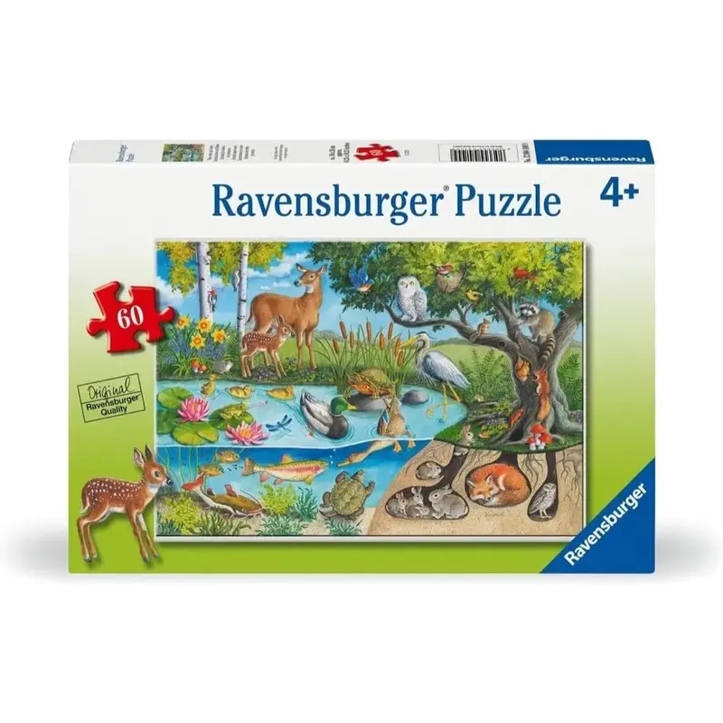 Ravensburger 04100-9 Animals Above And Below 60Pc Jigsaw Puzzle 1