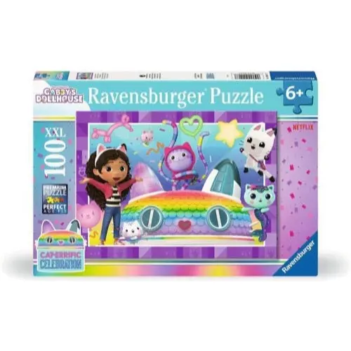 Ravensburger 04117-7 Gabby's Dollhouse Calls For A Party! 100Pc Jigsaw Puzzle 1