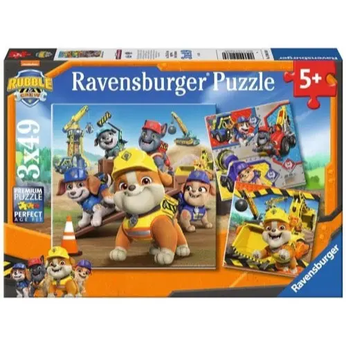 Ravensburger 04168-9 Rubble & Crew 3X49pc Jigsaw Puzzle 1