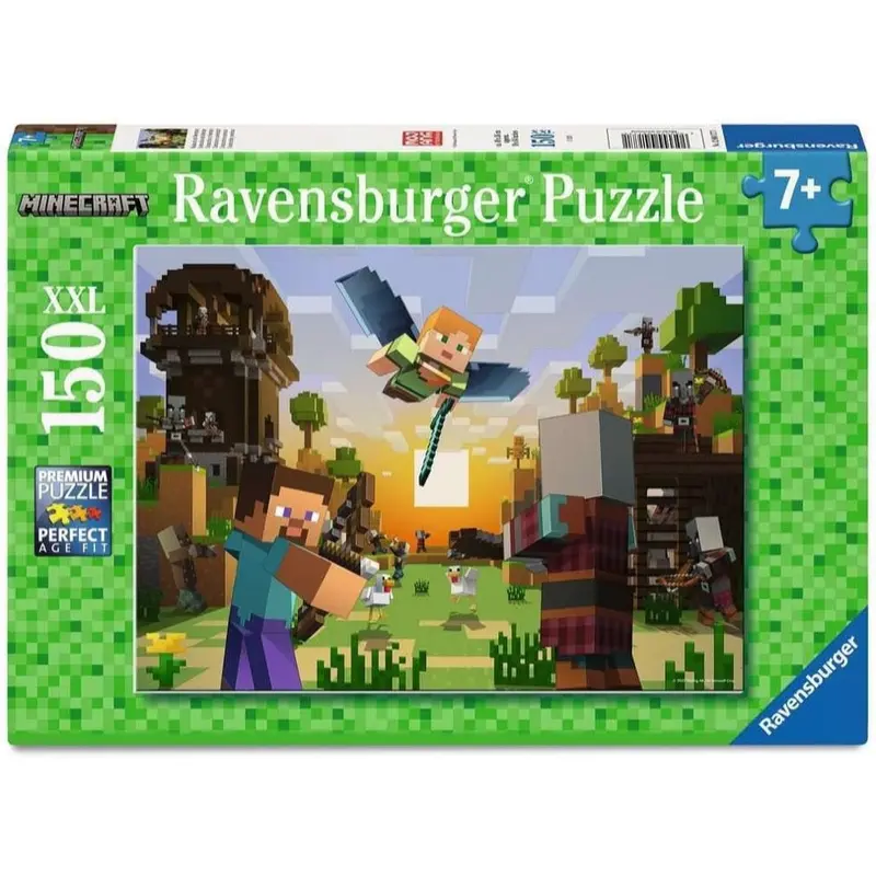 Ravensburger 04177-1 Minecraft Construction And Adventure 150Pc Jigsaw Puzzle 1
