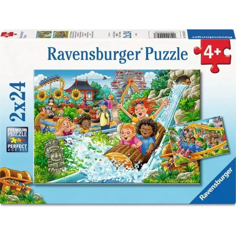 Ravensburger 04258-7 Amusement Park 2X24pc Jigsaw Puzzle 1